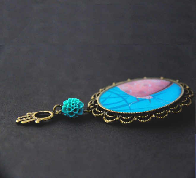 broche papillon profil bis