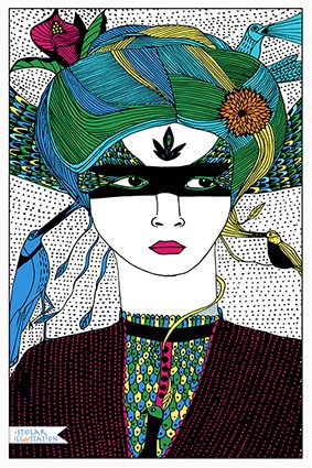 femme chignon oiseau blog 74